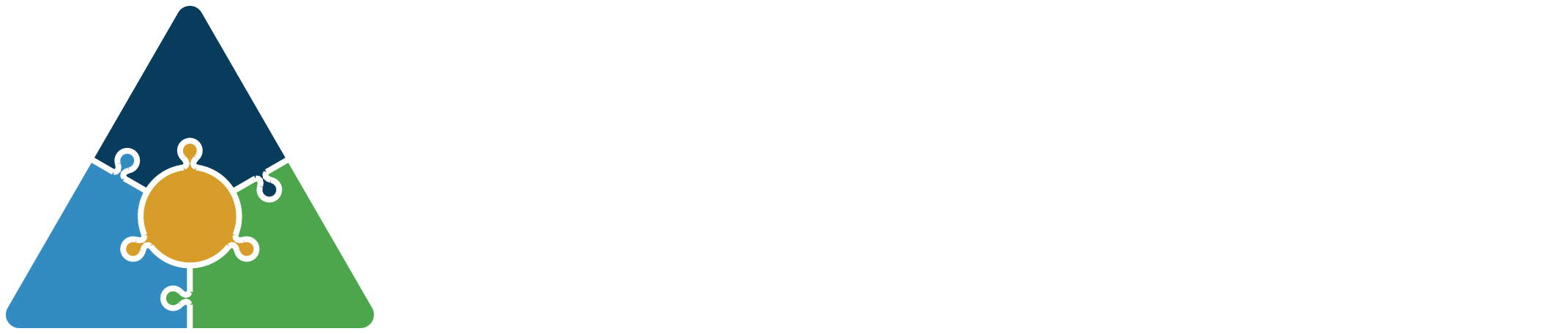 logo with tagline white